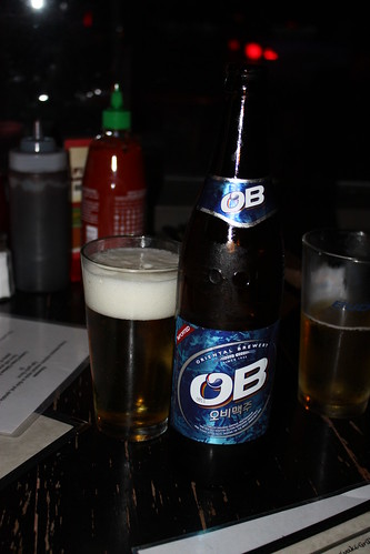 OB Beer. 