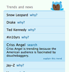 Brizzly explains Twitter trends