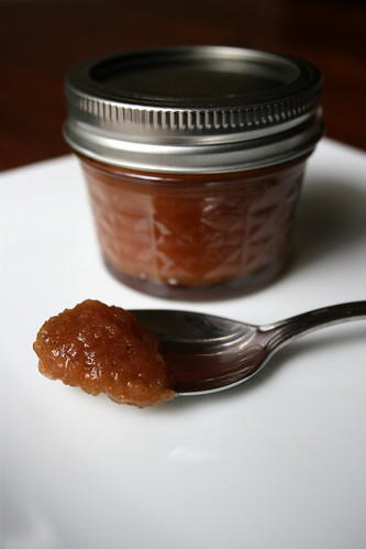 Apple butter - This lovely, smooth apple butter that would actually taste pretty amazing paired with a slice of pumpkin pie.