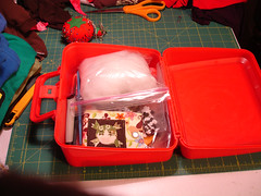 Travelling Sewing Box (Open)