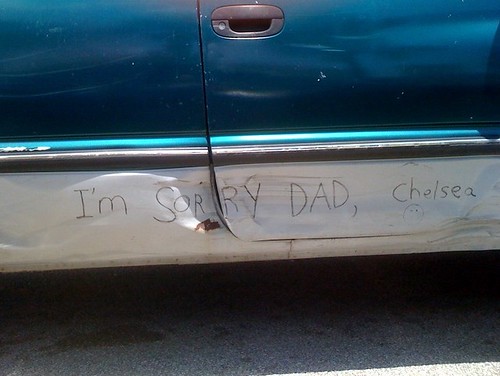 I'm sorry Dad, Chelsea :)