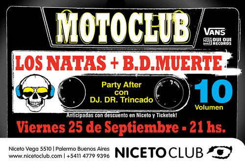 MOTOCLUB LOS NATAS - VOLUMEN 10 - VIERNES 25 DE SEPTIEMBRE