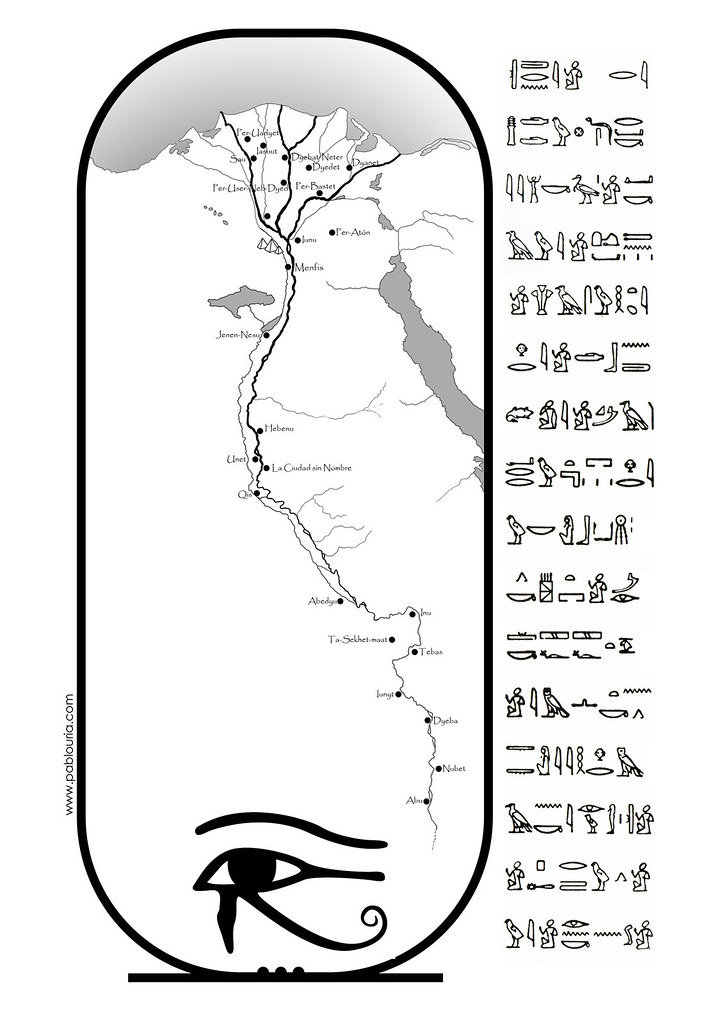 Mapas La Luz de Egipto de LeÃ³n Arsenal - Edhasa | Pablo UrÃ­a DÃ­ez