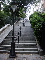 Escaliers montmartrois