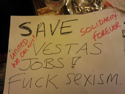 Solidarity to vestas-fuck sexism