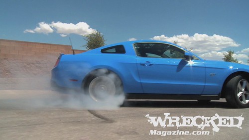 2010 Mustang Burnout by wreckedmagazine