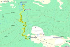 Map of the Arnica Lake Trail, Strathcona Park