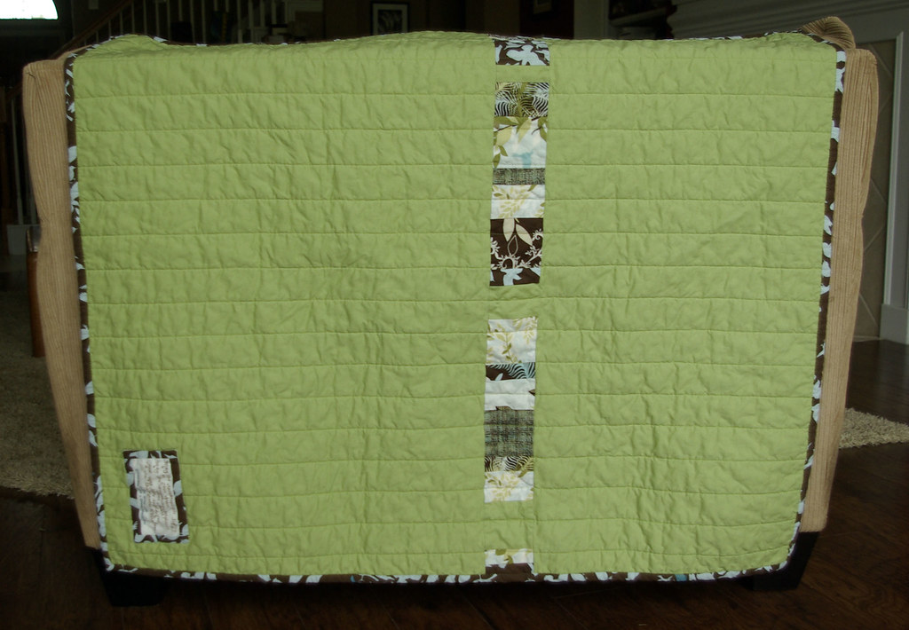 Sweetpea's Quilt Back