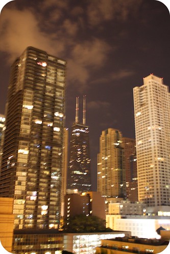 blurry Chicago skyline by you.