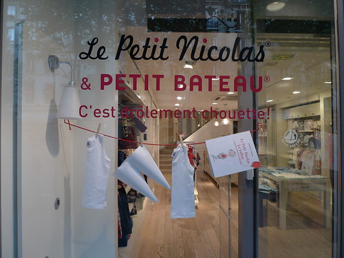 Vitrine Petit Bateau et Le Petit Nicolas - septembre 2009