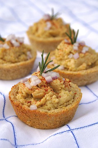 Couscous and Chickpea Tartlettes
