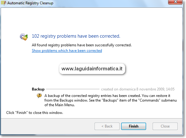 Registry Life - Ottimizzare e deframmentare il registro di Windows!