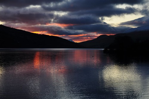 Sunset over Loch Tay
