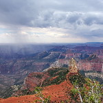 Mount Hayden & storm - Grand Canyon North Rim