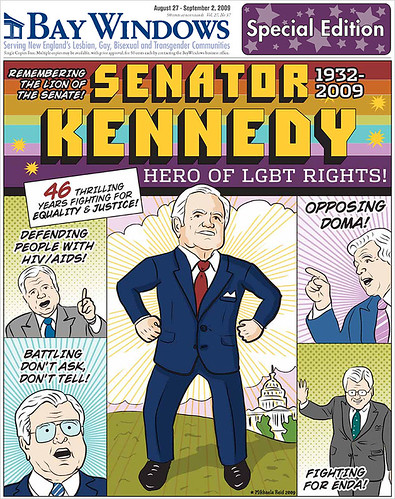 Bay Windows cover for special Kennedy memorial issue