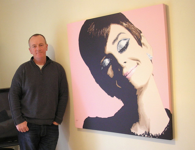 Pop Art Audrey Hepburn by Mike Pop Artist