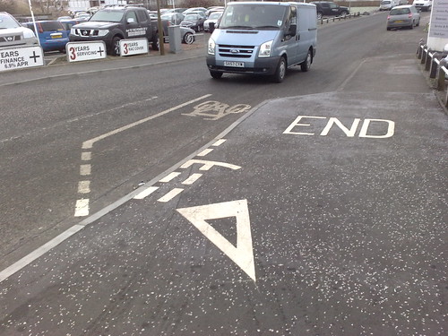 Stupid cycle lane