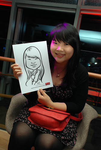 Caricature live sketching for TLC - 15