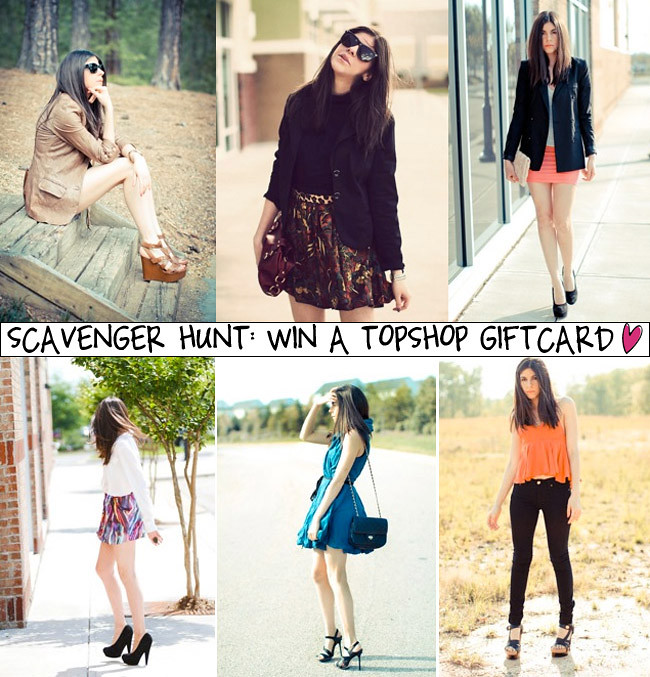 Win a Topshop giftcard, Fashion Giveaway, Outfits collage