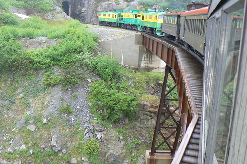 White Pass and Yukon Railroad on its Climb to the Klondike