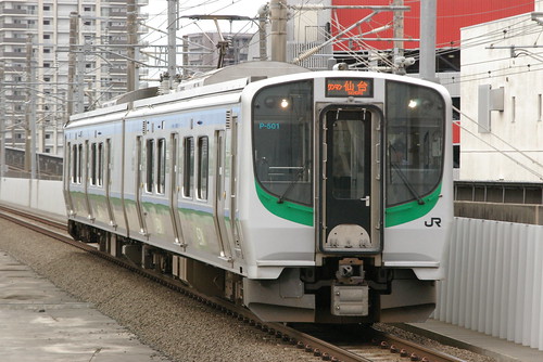 JRE E721series(500) in Nagamachi,Sendai,Miyagi,Japan 2009/8/30