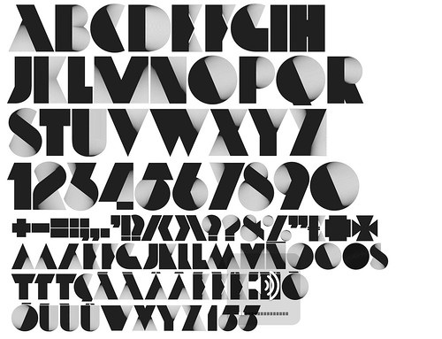 Neo Deco Typeface / Alex Trochut Exclusive HypeForType Fonts  D&AD Award Winner by www.hypefortype.com