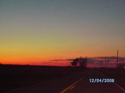 Dec 4. 2009 sunset