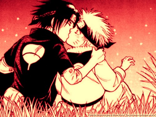 naruto sasuke kiss. naruto-and-sasuke-kiss
