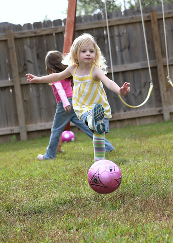 Kicking the Soccer Ball