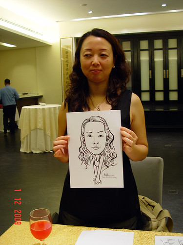 Caricature live sketching for Siam Express - 4