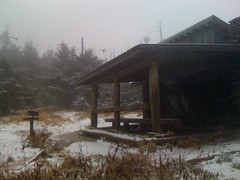  Mount LeConte Shelter in Bad Weather