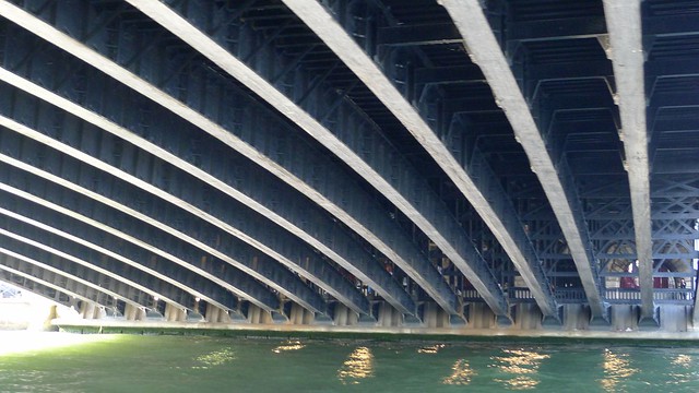 Under Pont Alexandre III Bridge