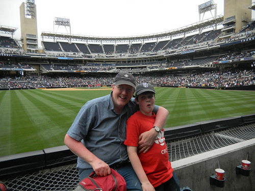 Nick and I after the Padres game