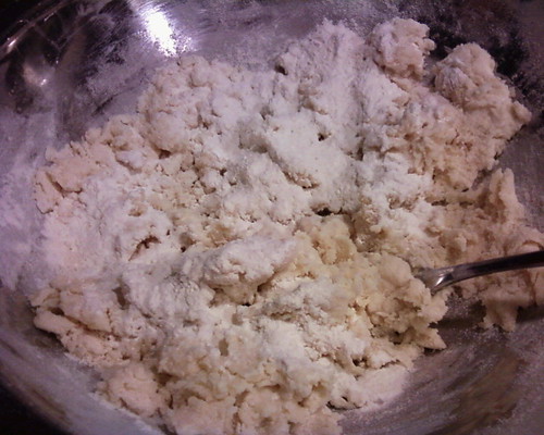 Incorporate flou in batches then knead