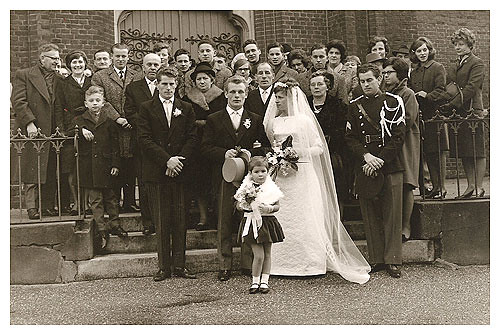A wedding in the 60's