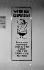 we're not responsible