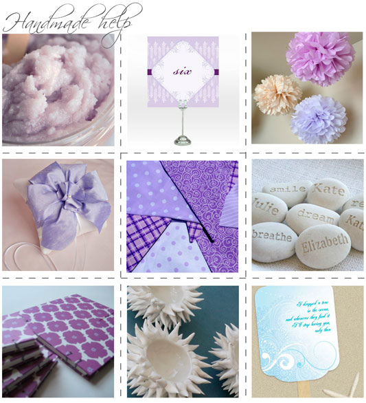 Lavender and linen printable DIY table numbers