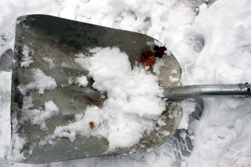 grandpa's old snow shovel