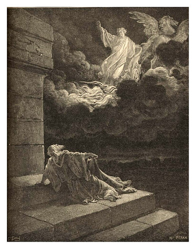 008-La ascension de Elias en el carro de fuego-Gustave Doré