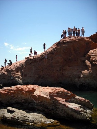 Cliff Jumping at Sand Hollow
