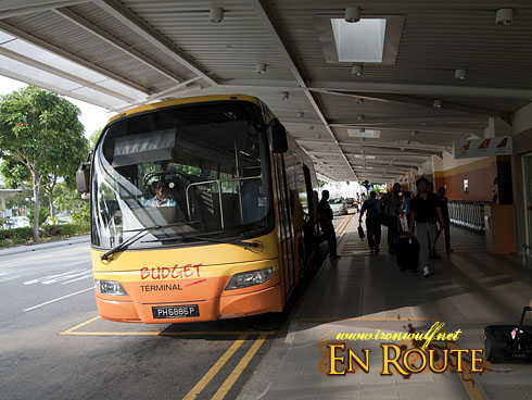 Singapore Changi Airport Budget Terminal Bus
