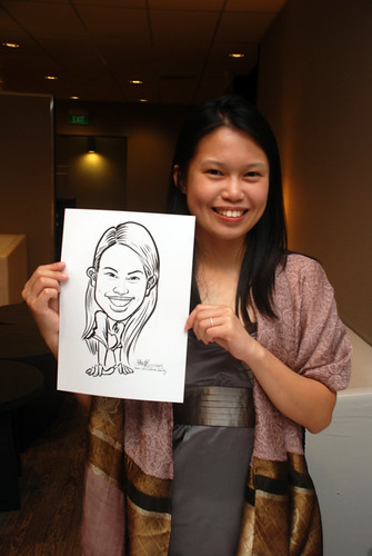 Caricature live sketching for Lonza - 6