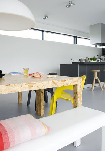 plywood table by A Merry Mishap blog.