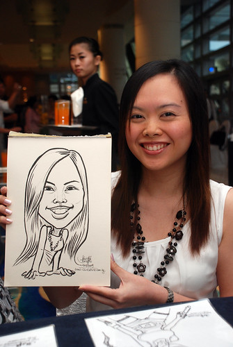 Caricature live sketching for SMC Teachers'Day D&D 2009 - 4