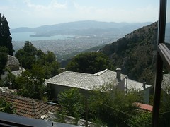 front view from hotel near portaria pelion