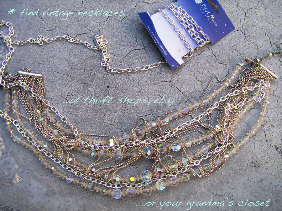 DIY-Tom-Binns-rhinestone-chains-pearl-chunky-choker-collar-necklace-2