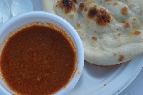 Indian curry and Naan