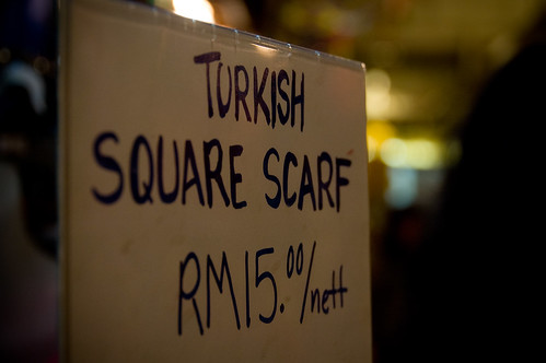 Turkish square scarf