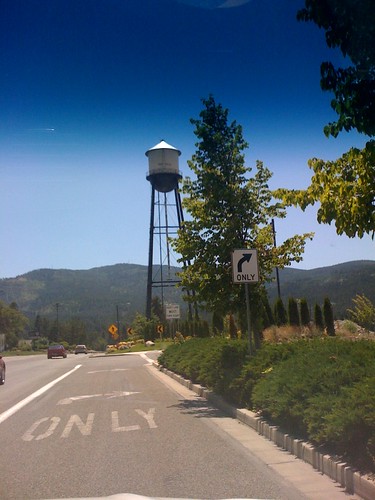 Old water tower in Post Falls