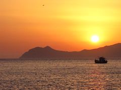 Sunset on Gyali Greece